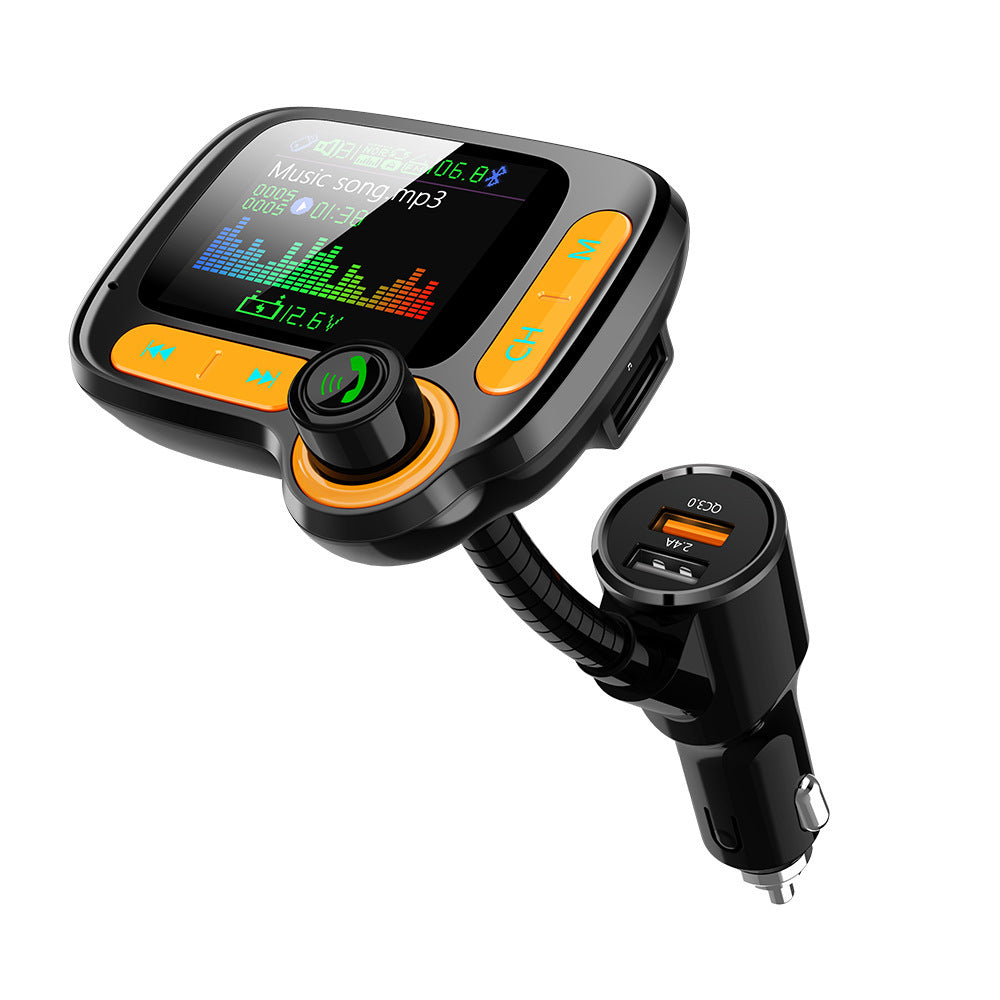 Car Bluetooth Multi-Function Player – Large Color Screen & QC 3.0 Fast Charging