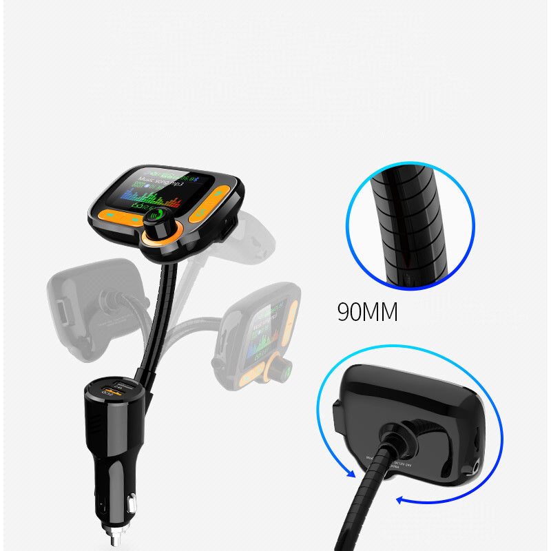 Car Bluetooth Multi-Function Player – Large Color Screen & QC 3.0 Fast Charging