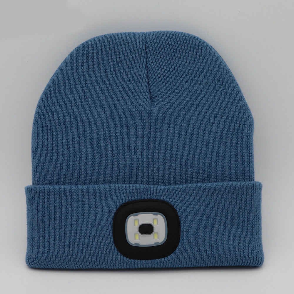 LED luminous knitted hat