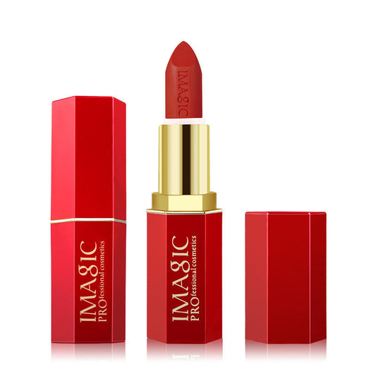 Red Tube Lipstick Series – Matte Mist Lip Balm, Long-Lasting, Waterproof, Non-Drying