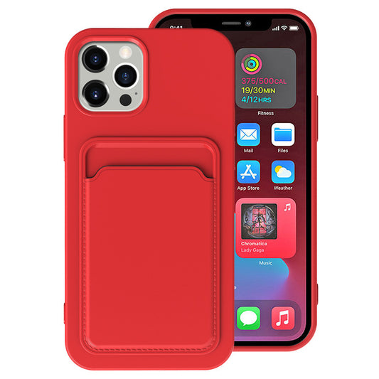 Frosted TPU Card Slot Phone Case – Minimalist Edition for iPhone Models