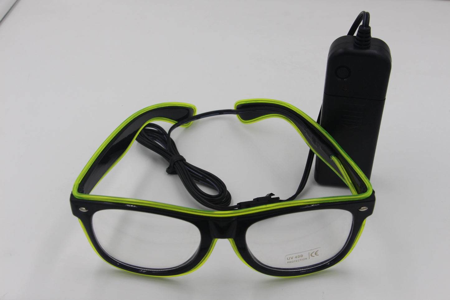 EL Luminous LED Party Glasses – Multicolor Flashing Light-Up Eyewear (Wired/Wireless)