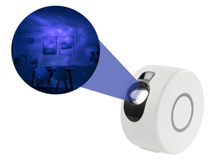 Galaxy Starry Sky Projector Rotating – Remote Control LED & Laser Night Light
