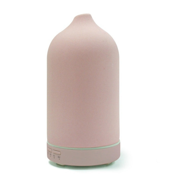 Air Humidifier Ceramic Aroma Diffuser – 5 Colors, 100ml Ultrasonic Essential Oil Diffuser
