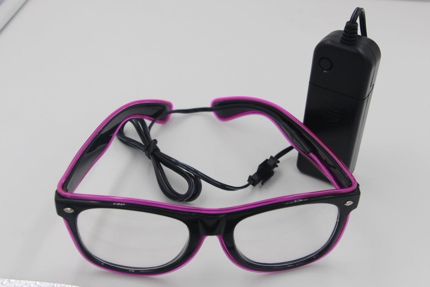 EL Luminous LED Party Glasses – Multicolor Flashing Light-Up Eyewear (Wired/Wireless)