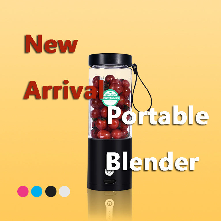 Portable Rechargeable Blender – 530ML – Type-C USB – 6 Blades – For Shakes, Smoothies & Ice Crushing
