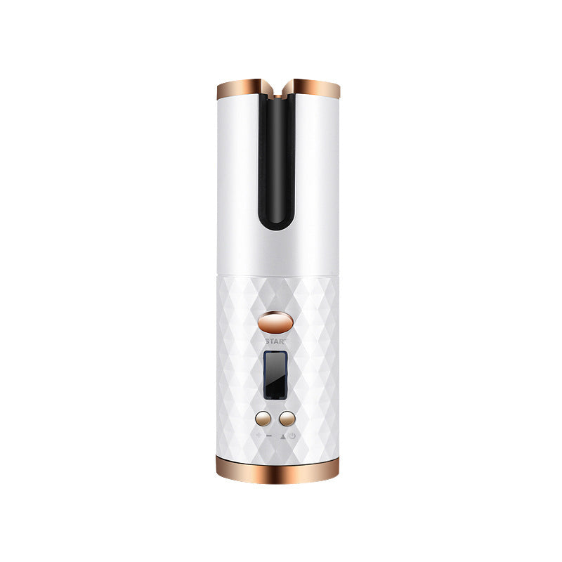 Unbound Rechargeable Automatic Hair Curler – Cordless Ceramic Curling Wand