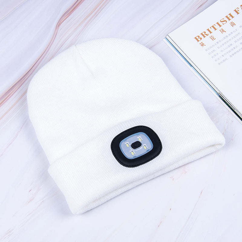 LED luminous knitted hat