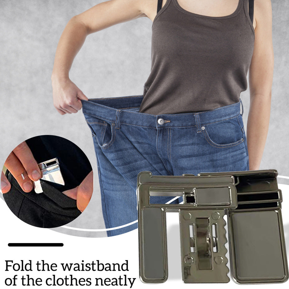 Multi-Function Waist Shrink Belt Clip – Unisex Invisible Waistband Tightener Buckle
