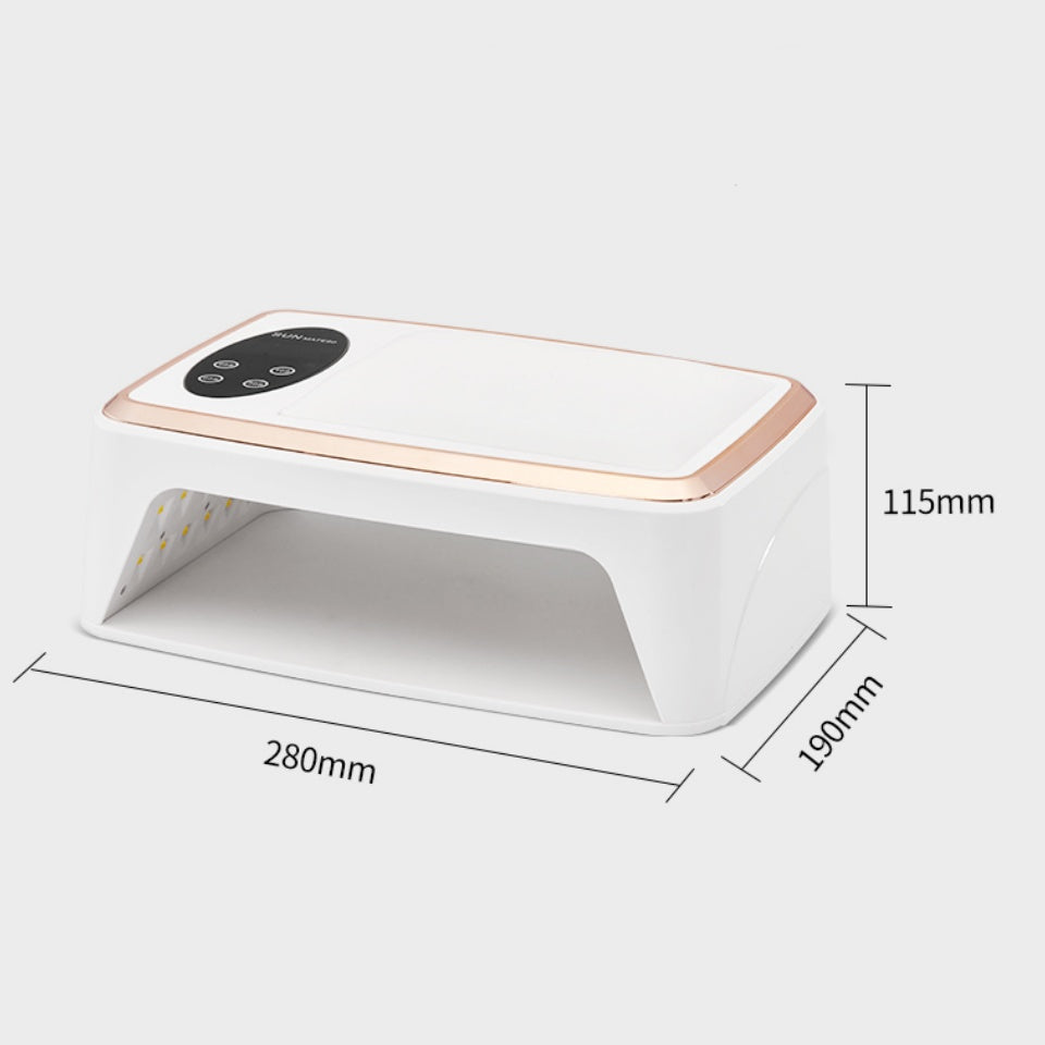 380W Professional Nail Dryer with 90 LEDs – Fast UV/LED Gel Nail Curing Lamp (UK/EU/US Plug)