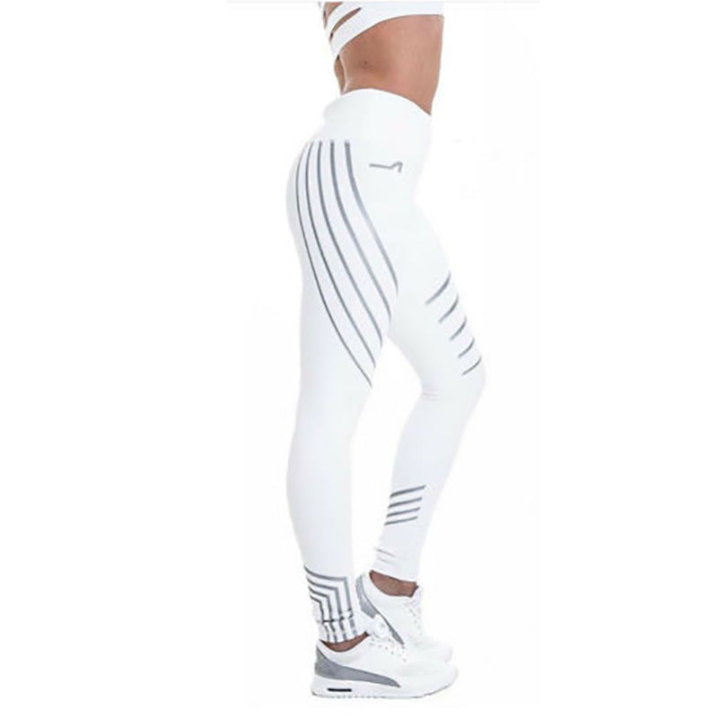Reflective Sports Yoga Pants / Running Trouser
