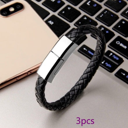 Bracelet Charger – USB Charging Cable Bracelet for iPhone, Android & USB-C Devices