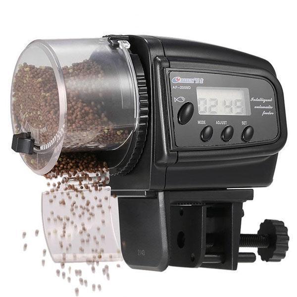 Digital Automatic Aquarium Fish Feeder – Programmable Timer & 65ml Dispenser | GrabliWorld
