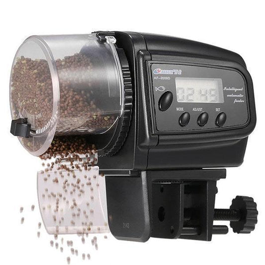 Digital Automatic Aquarium Fish Feeder – Programmable Timer & 65ml Dispenser | GrabliWorld