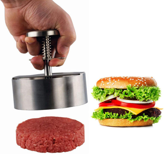 Stainless Steel Burger Press – Patty Mould for Homemade Burgers