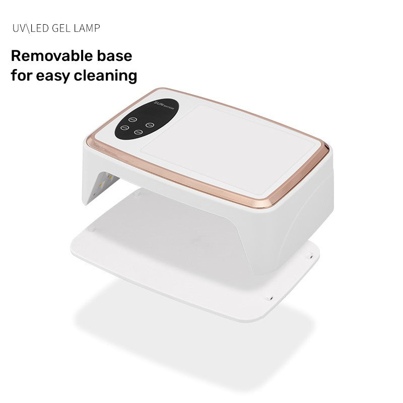 380W Professional Nail Dryer with 90 LEDs – Fast UV/LED Gel Nail Curing Lamp (UK/EU/US Plug)