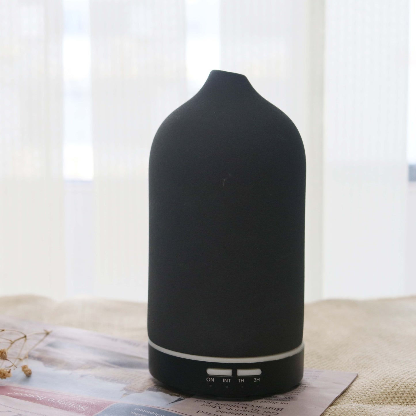 Air Humidifier Ceramic Aroma Diffuser – 5 Colors, 100ml Ultrasonic Essential Oil Diffuser
