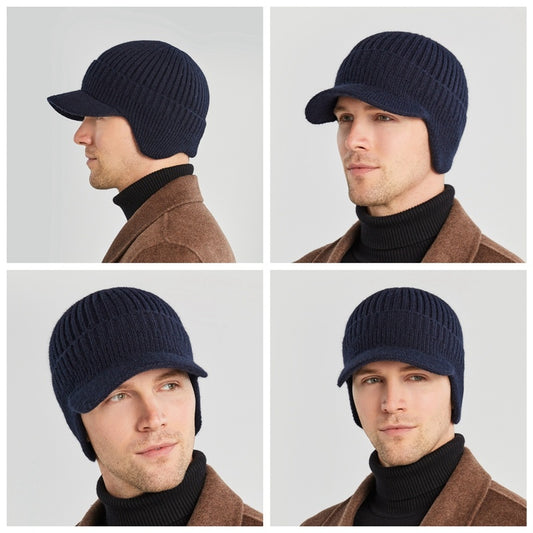 Men's And Women's Woolen Outdoor Cycling Warm And Windproof Hat