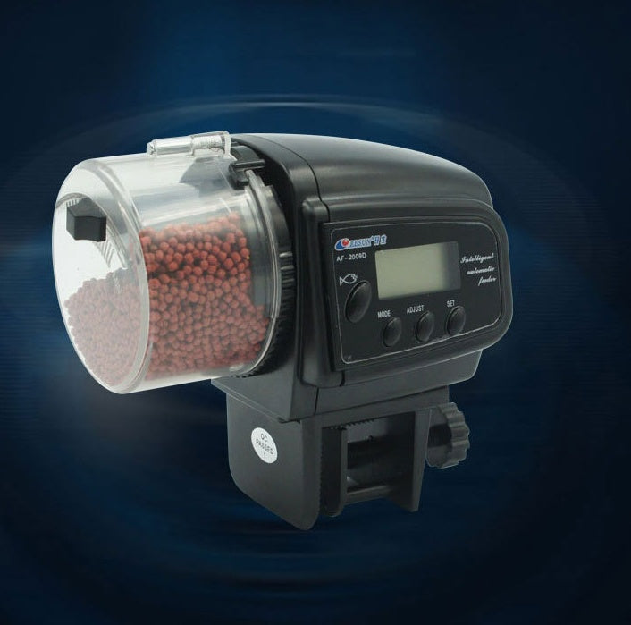 Digital Automatic Aquarium Fish Feeder – Programmable Timer & 65ml Dispenser | GrabliWorld