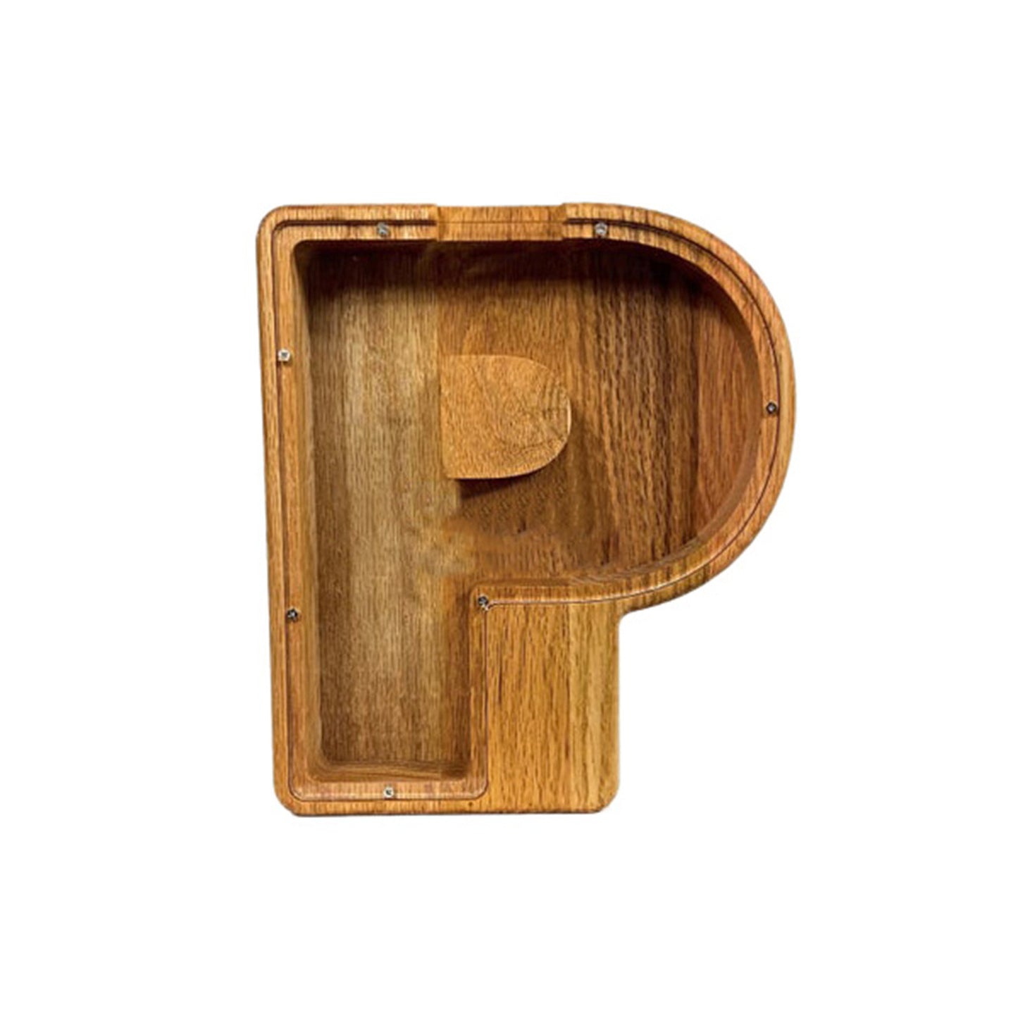 Nordic Wooden Letter Piggy Bank – Handmade Alphabet Coin Box (A–Z)