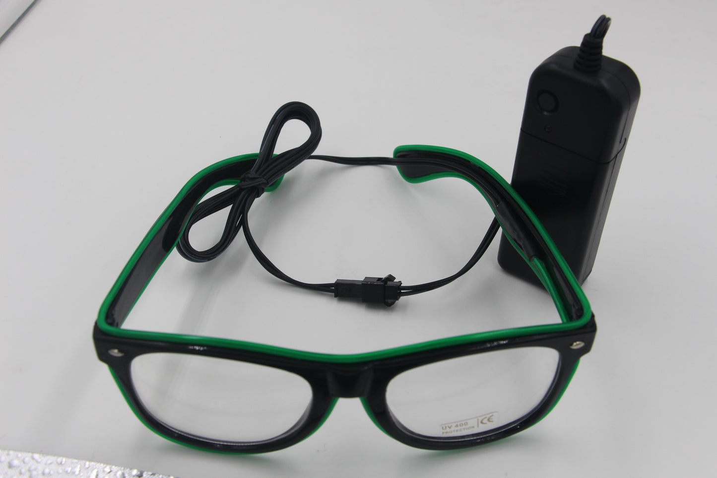 EL Luminous LED Party Glasses – Multicolor Flashing Light-Up Eyewear (Wired/Wireless)