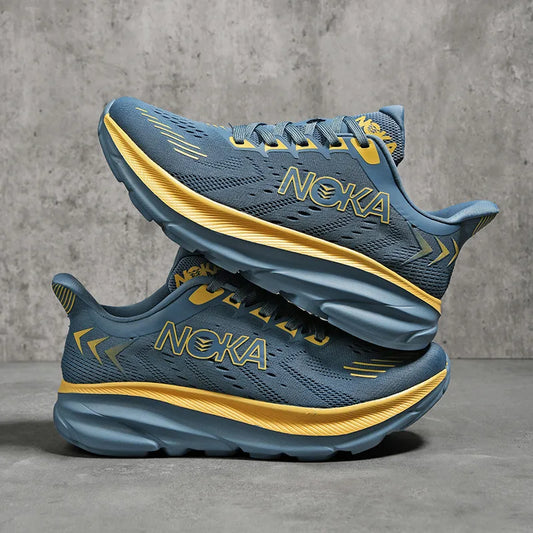 GrabliWorld Carbon Running Shoes – Shock Absorption Lightweight Trainers for Men & Women