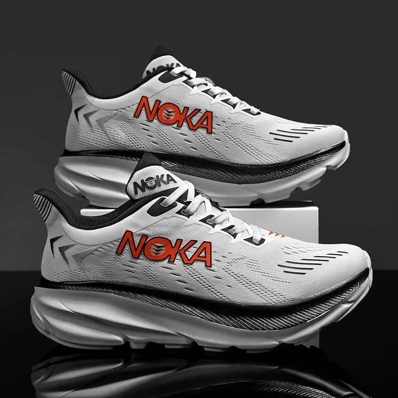 GrabliWorld Carbon Running Shoes – Shock Absorption Lightweight Trainers for Men & Women