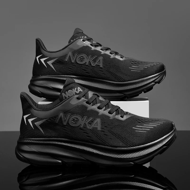 GrabliWorld Carbon Running Shoes – Shock Absorption Lightweight Trainers for Men & Women