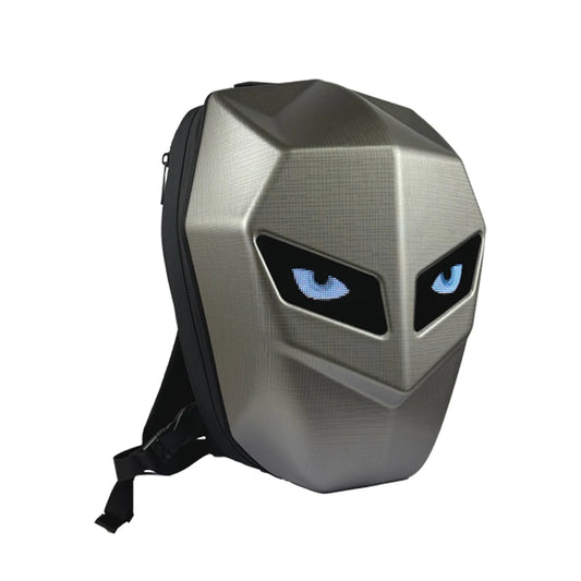 2024 Motorcycle Advertising Human Walking LED Backpack Led Rider Biker Bag Dynamic Eyes Led Light-emitting Diode Backpack