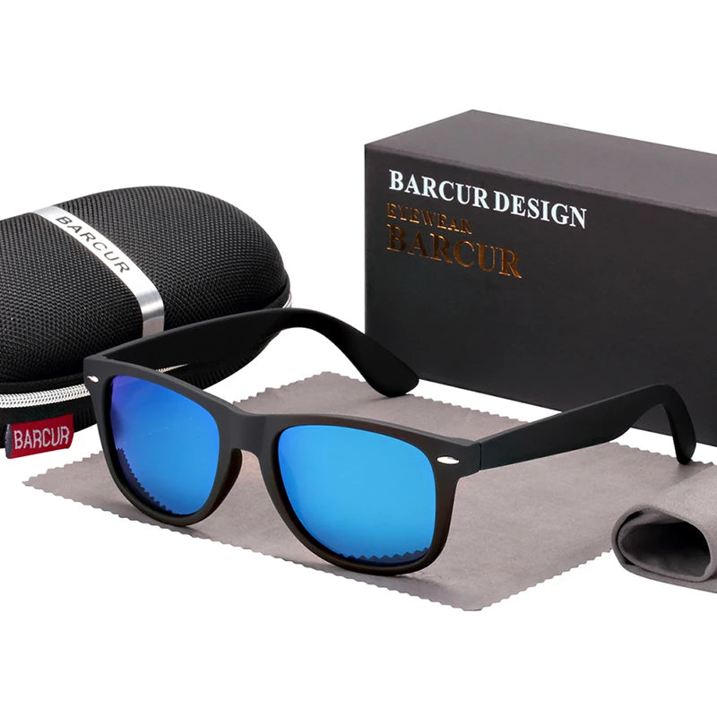 BARCUR Men Sunglasses Vintage Fashion Classic Brand Glasses Retro Glasses  Women Sunglasses Unisex UV400 l