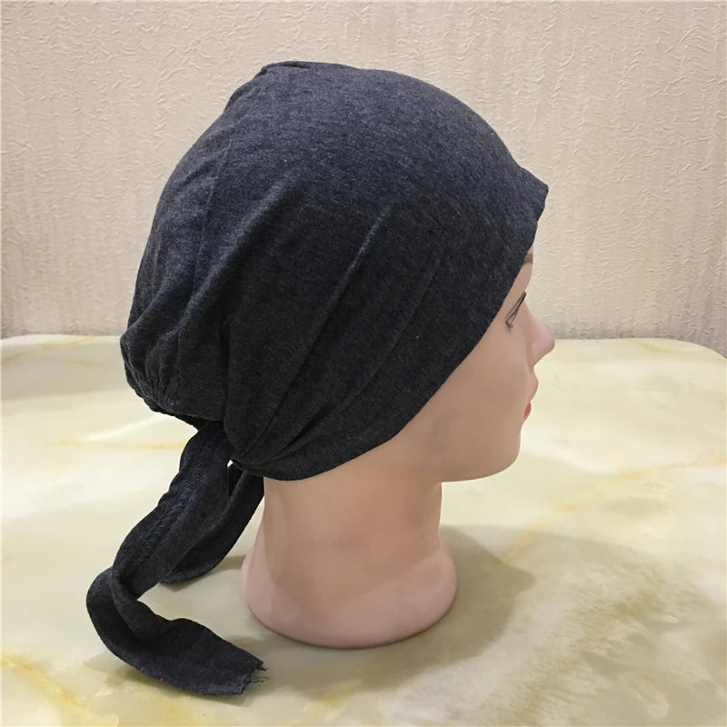 Soft Inner Muslim Women Hijab Cap Islamic Head Wear Hat Underscarf Cotton Hats Bonnet Turkish Scarves Arab Headdress India Caps
