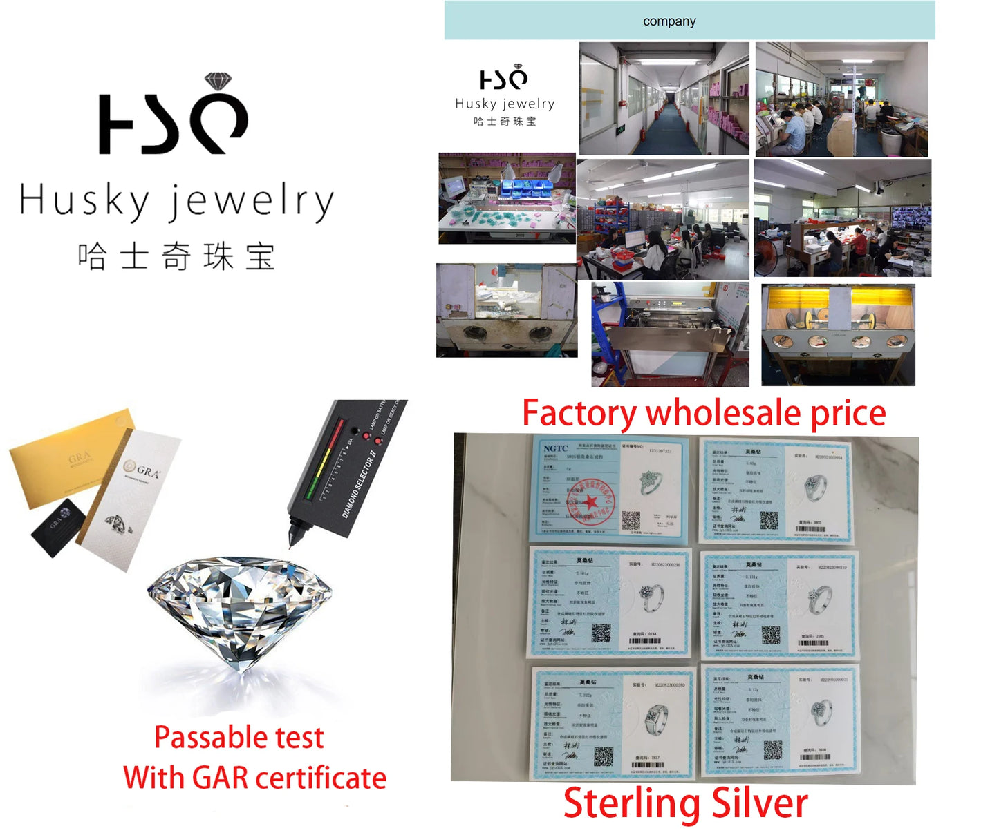 Fine Jewelry Selling Hot 2 Carat Diamond 18K Gold Plated VVs1 Moissanite Wedding Ring S925 Sterling Silver Ladies  Women