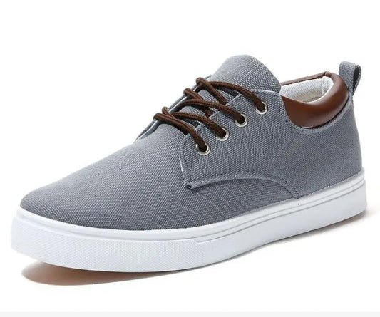 Fashion new Classic Men Canvas Shoes Breathable Comfortable Casual Shoes Men High Quality Anti-Slip Men Loafers Plus Size Flats