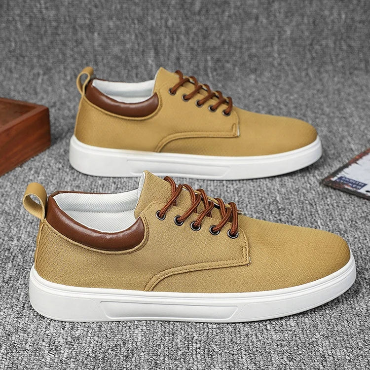 Y Wholesale Khaki Grey 48 Large Size Men's Canvas Shoes Trendy Thick Sole Casual Waking Sport Sneakers for Men Chaussures Hommes
