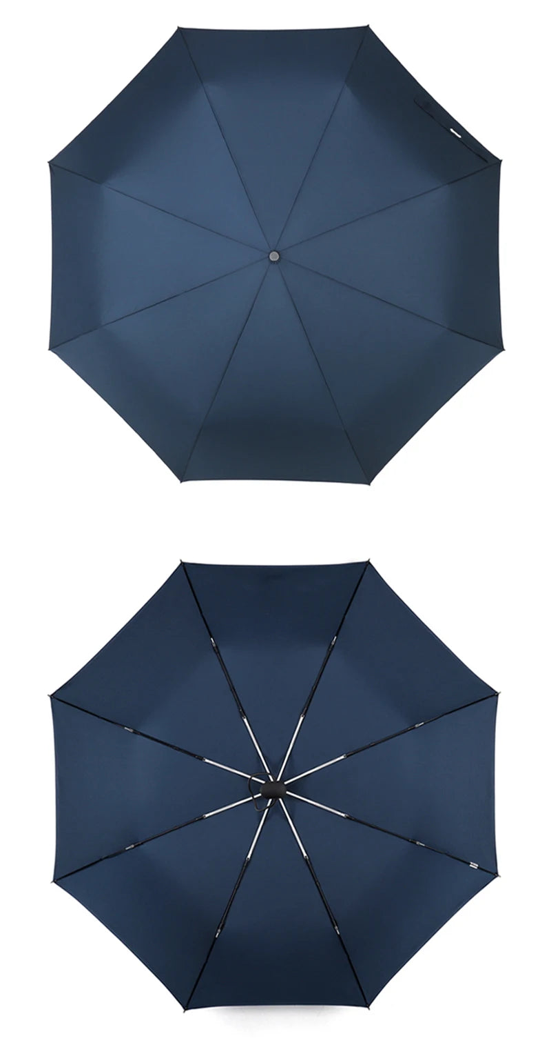 Parachase Large Rain Umbrella Men 120cm Big Folding Automatic Umbrellas Windproof 8K Outdoor Parasol Umbrella Corporation