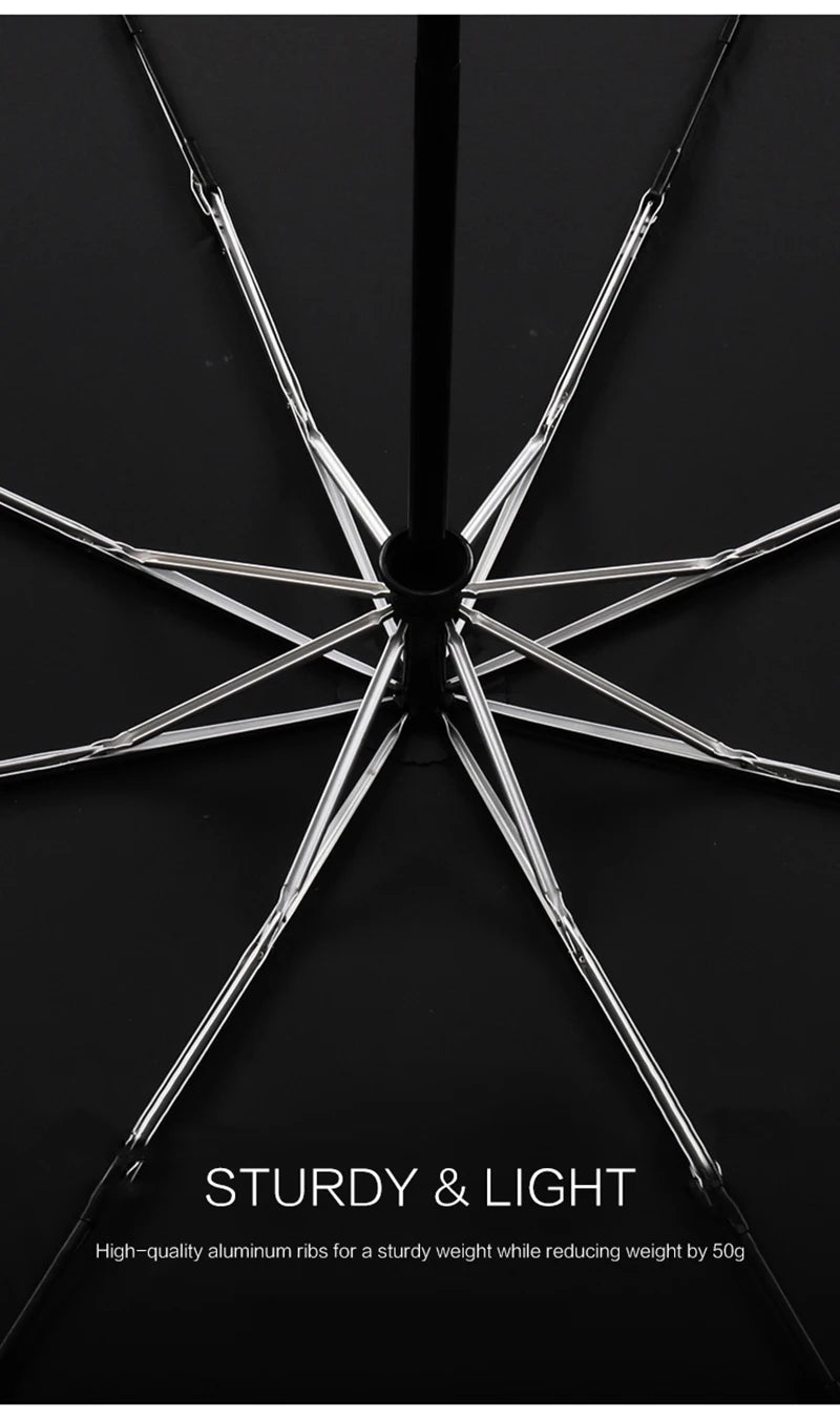 Parachase Large Rain Umbrella Men 120cm Big Folding Automatic Umbrellas Windproof 8K Outdoor Parasol Umbrella Corporation