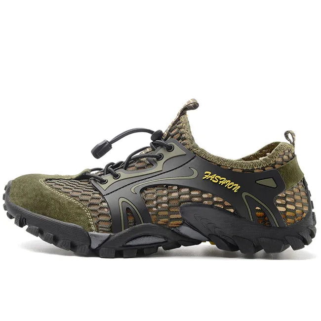 2024 Summer Spring Big Size Men Shoes Casual Mesh Artificial Leather Patchwork Breathable Outdoor Male Sneakers Walking Footwear