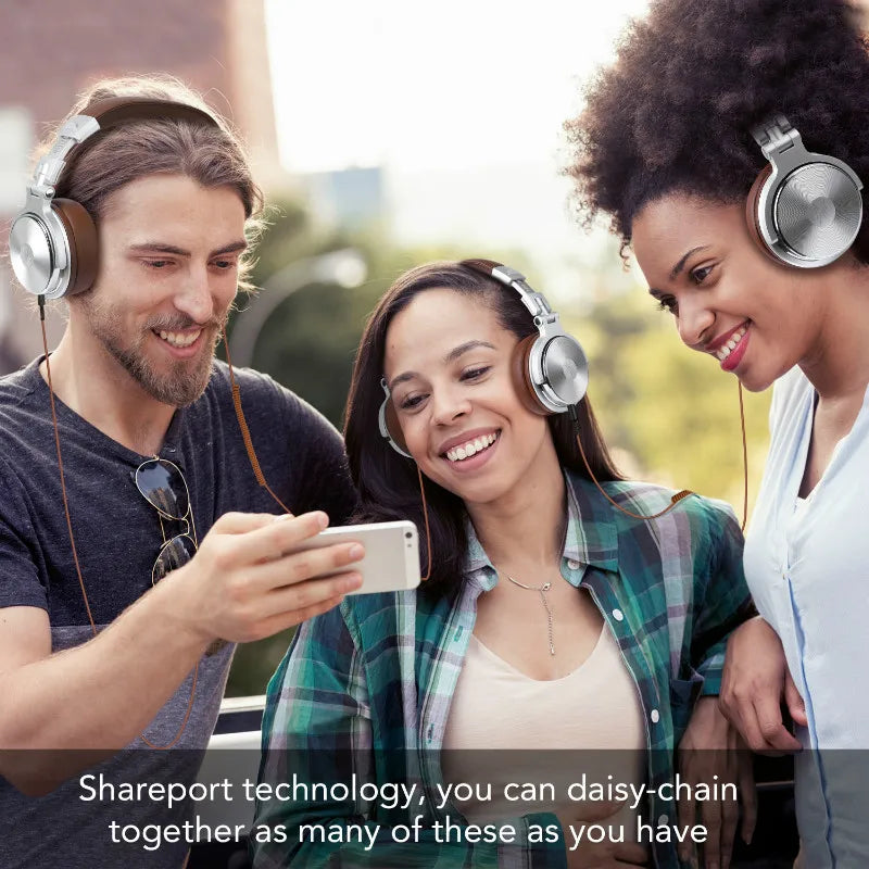 Oneodio Studio Pro DJ Headphone Over Ear 50mm Drivers HIFI Wired Headset Professional Monitor DJ Headphones With Mic For Phone
