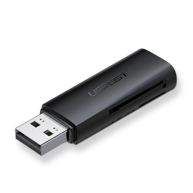 UGREEN Card Reader 4-in-1 USB3.0/USB-C SD Micro SD TF CF MS Compact Flash Card Adapter for Laptop PC Multi OTG Smart Card Reader