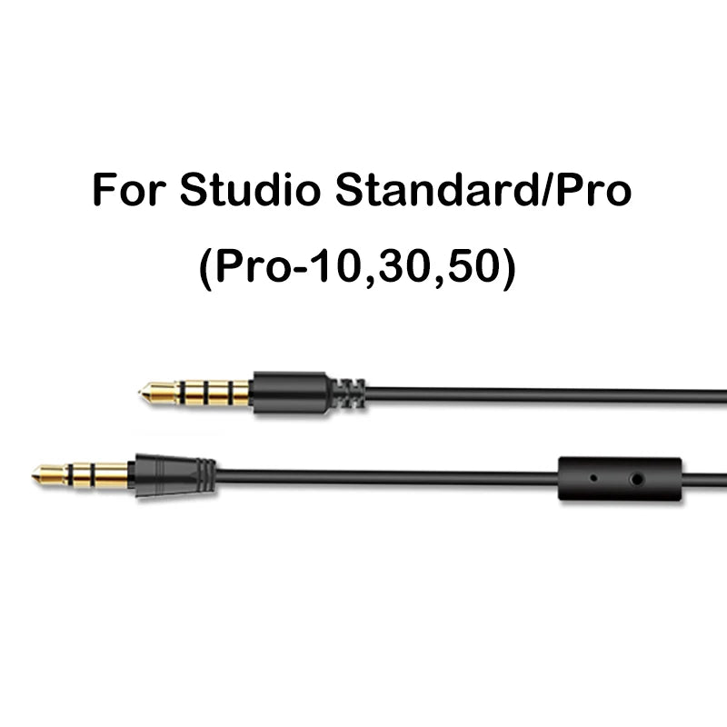 3.5mm to 3.5mm Audio Cable 4 pin For OneOdio Studio Headphones Pro 10 30 50 A70 A71 Pro C M With Microphone On Off Button 1.2m