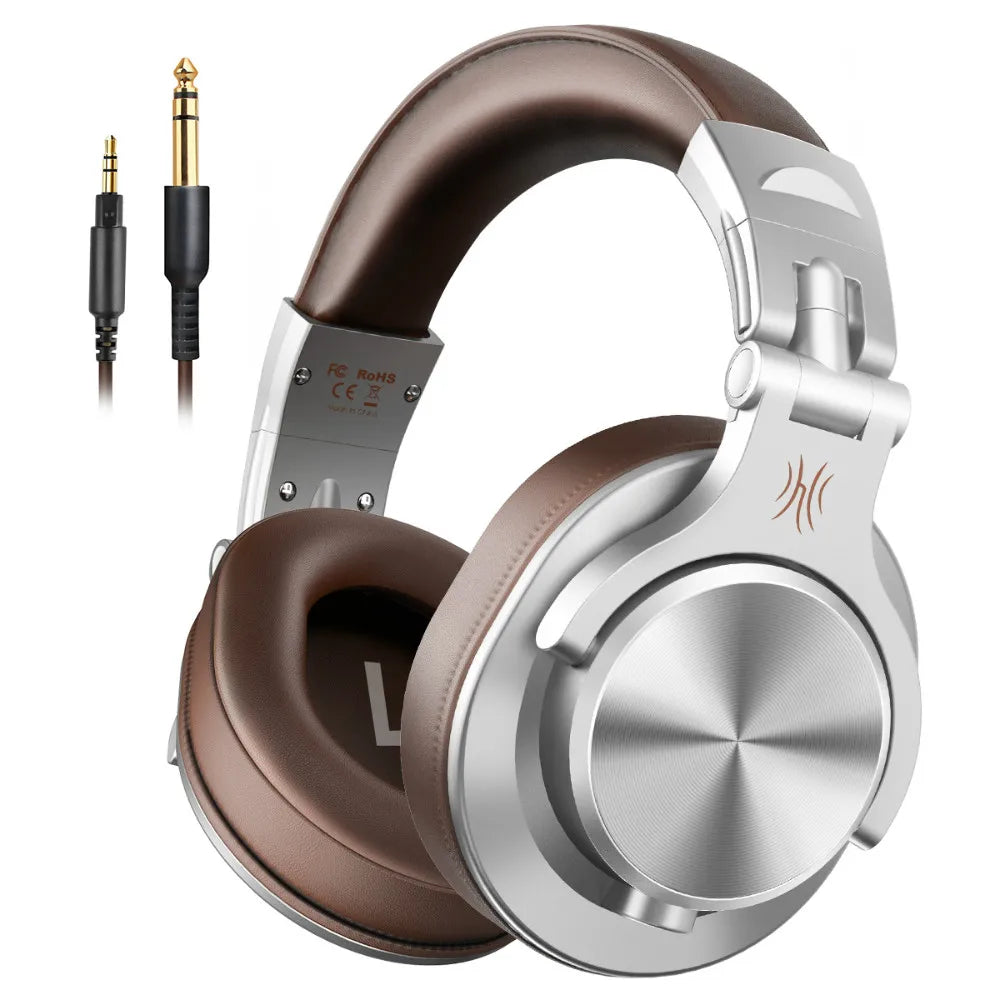 Oneodio A71 Wired Headphones For Computer Phone With Mic Over Ear Stereo Hi-Res Headset Studio Headphone For Recording Monitor