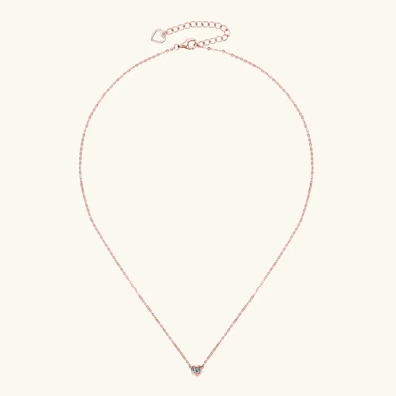 Lnngy 3mm 0.1ct Moissanite Diamond Necklace Bracelet Stud Earring For Women Simple Single Stone Earrings Bracelets Jewelry Set