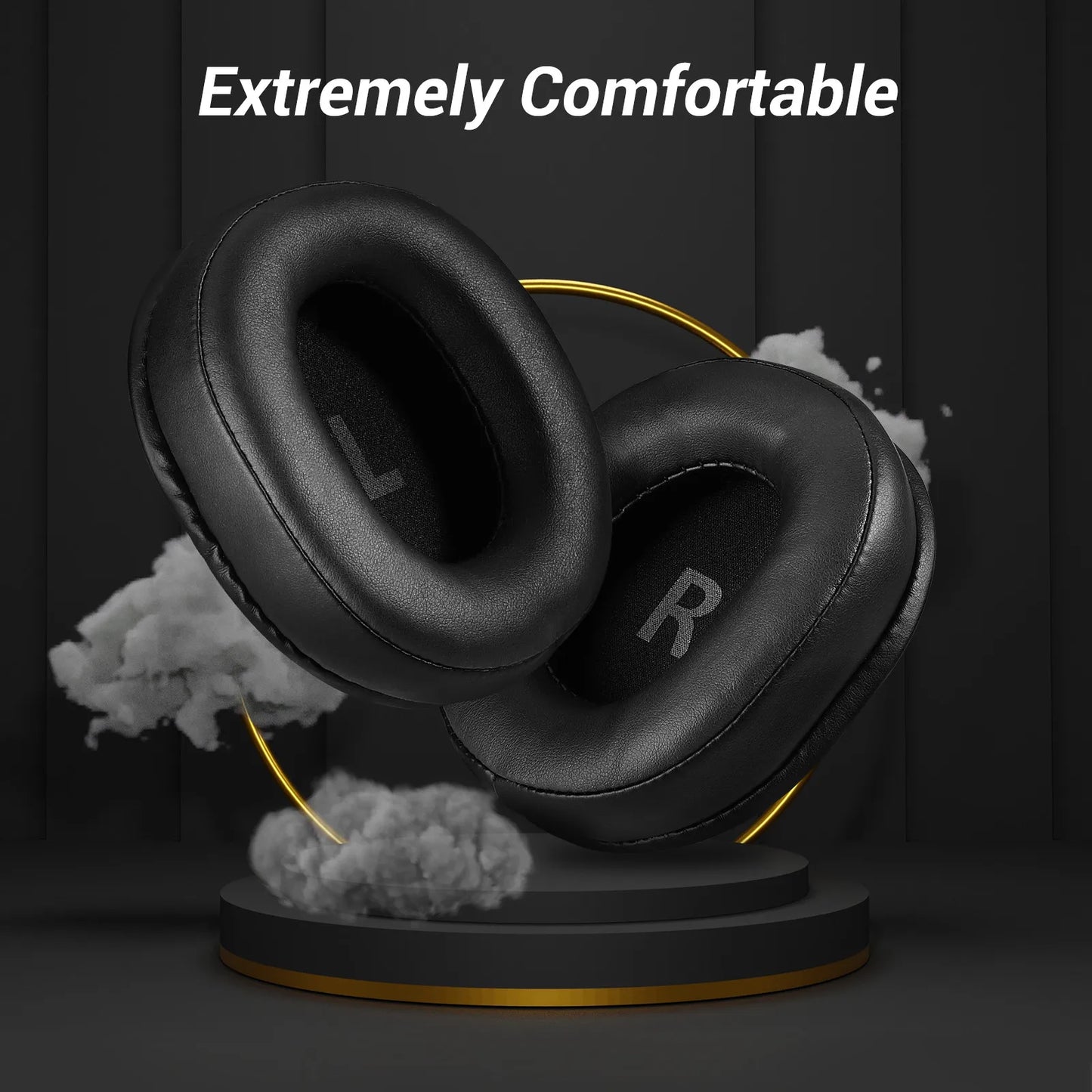 1 Pair Replacement Headphone Earpads Cushions Cover For Oneodio A70 A71 A71D Headphones Over-Ear Soft Memory Foam Ear Pads