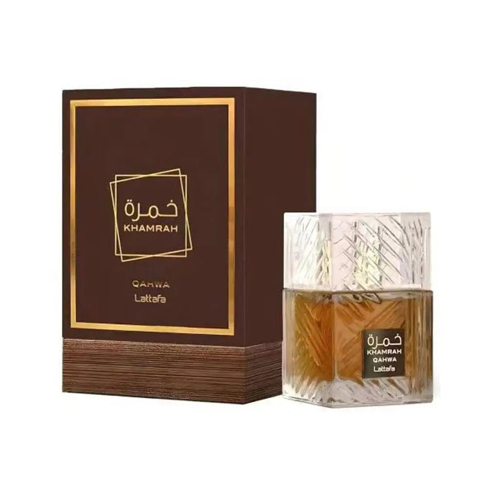 100ml Lattafa Khamrah Qahwa 3.4 Oz Eau De Toilette For Men And Women Perfume Middle East Arab Dubai Perfume