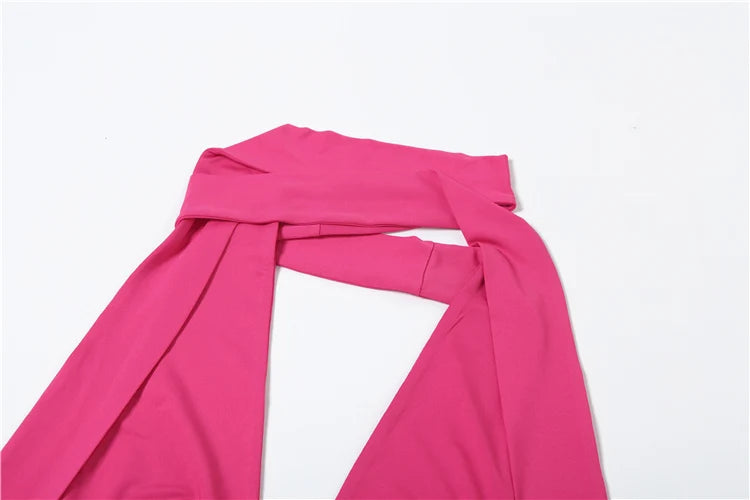 Backless Irregular Scarf Tank Top – Sexy Summer Streetwear Vest