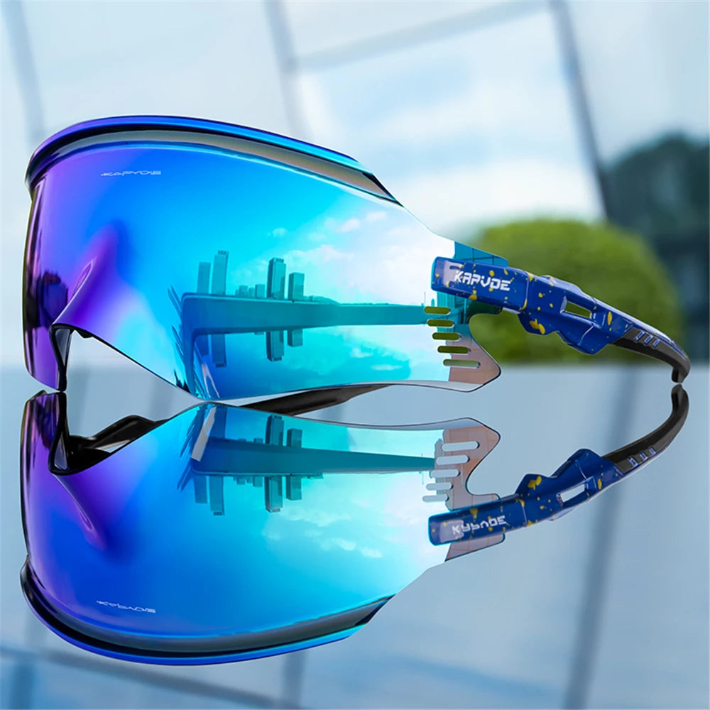 KAPVOE Men Outdoor climbing Driving Bicycle Cycling Glasses Sport Runing Sunglasses Women MTB Bike Goggles Road Riding Eyewear