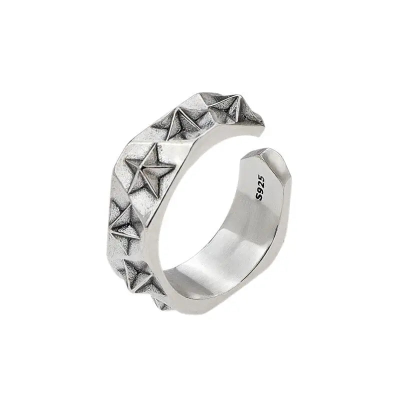 925 Sterling Silver Star Rings For Women Luxury Designer Jewelry Trending Products Accessories Wholesale