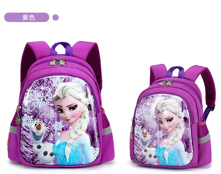 Kindergarten Schoolbag Cartoon Elsa Shoulder Bag Girl Boy Handbag Baby Children Backpack Kid Frozen Schoolbag Backpack