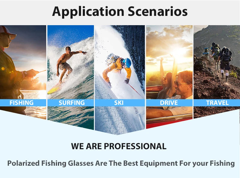 SCVCN New Outdoor Polarized Sunglasses Bike Cycling Glasses UV400 Sports Running Fishing Protection Eyewear Road Bicycle Goggles