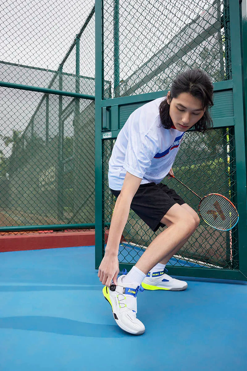 Kawasaki Shock-absorbing Women Sneakers Unisex Mens Tennis Professional Torsion and Wear Resistance Men's Sports Tennis 2023